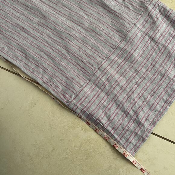 Anthropologie Nantucket Ruffled Jumpsuit Elevenses Size 8 Stripe Pink Lavender - Picture 15 of 16